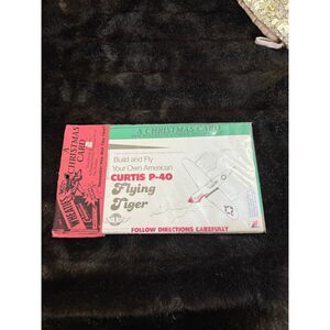 Wheaties World War II Card Model Airplane , Includes Curtis P-40 Flying Tiger